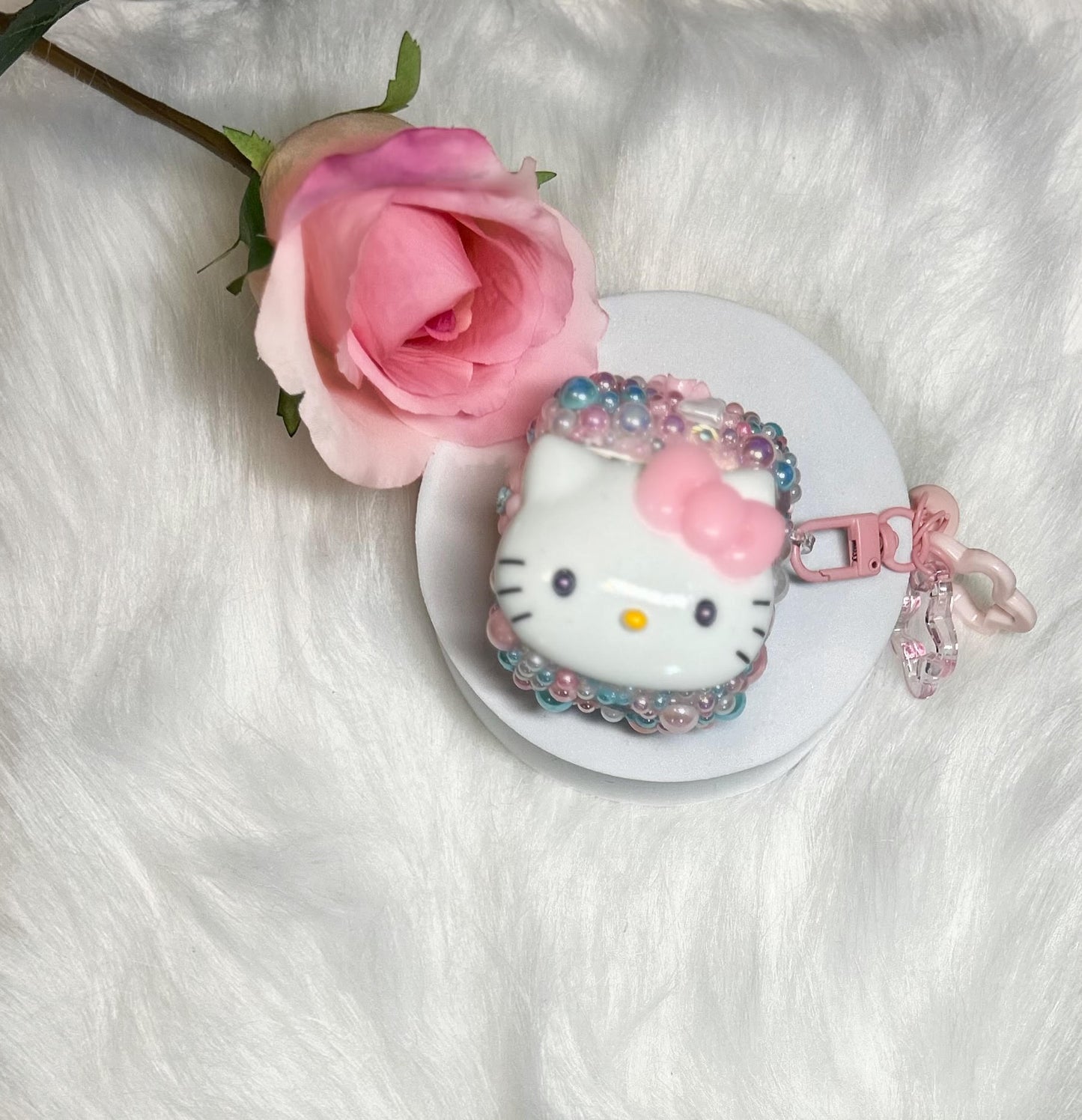 Blue Kitty AirPod Case Cover